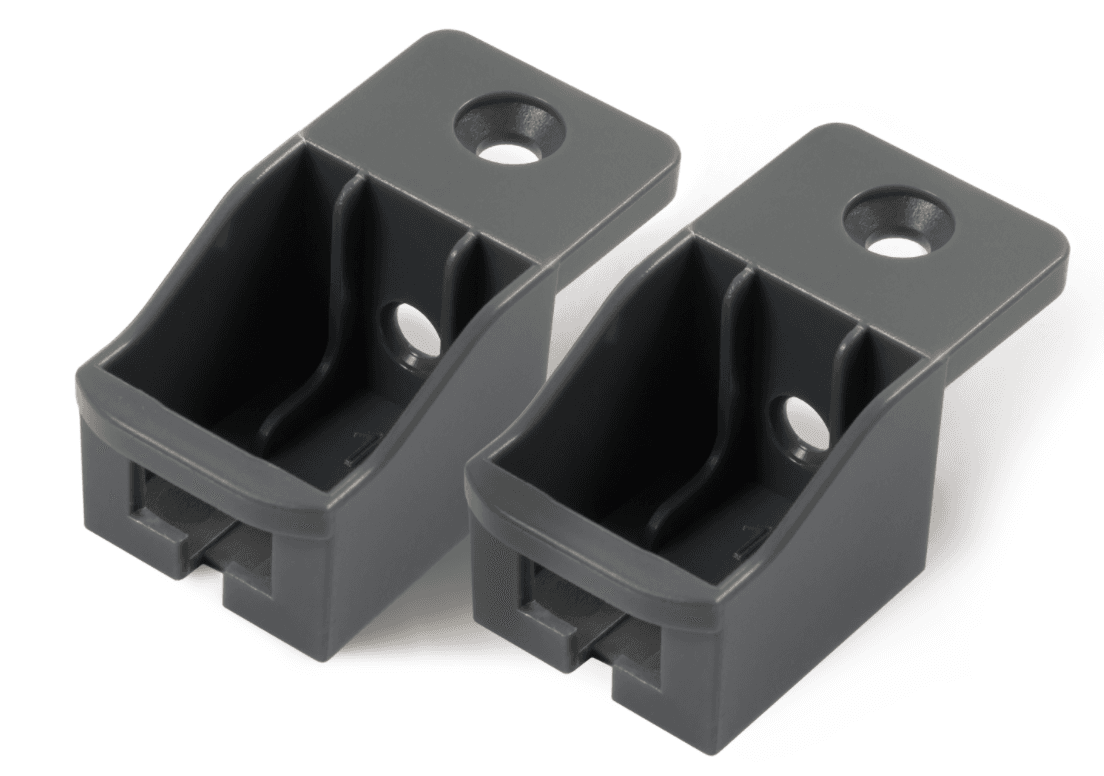 BRD SBH40/GRPH Держатель рейлинга для SB08 СТАРТ (пластик), графит