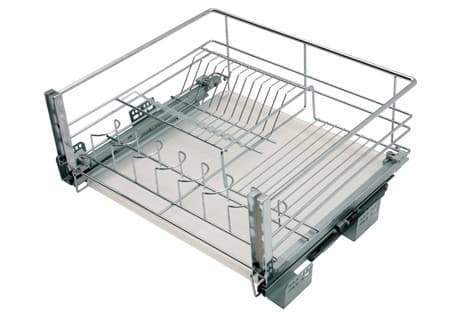 BRD Корзина-сушка выдвижная, одноуровневая MERCURY KRS03/1/3/600 с доводчиком