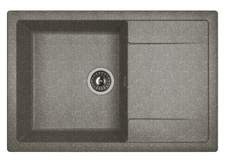 Мойка Dr. Gans Техно 760 прямоугольная с крылом базальт (заказ) Т