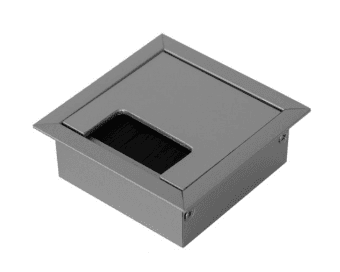 SETE заглушка для кабеля квадрат 80*80мм, металл, матовый хром