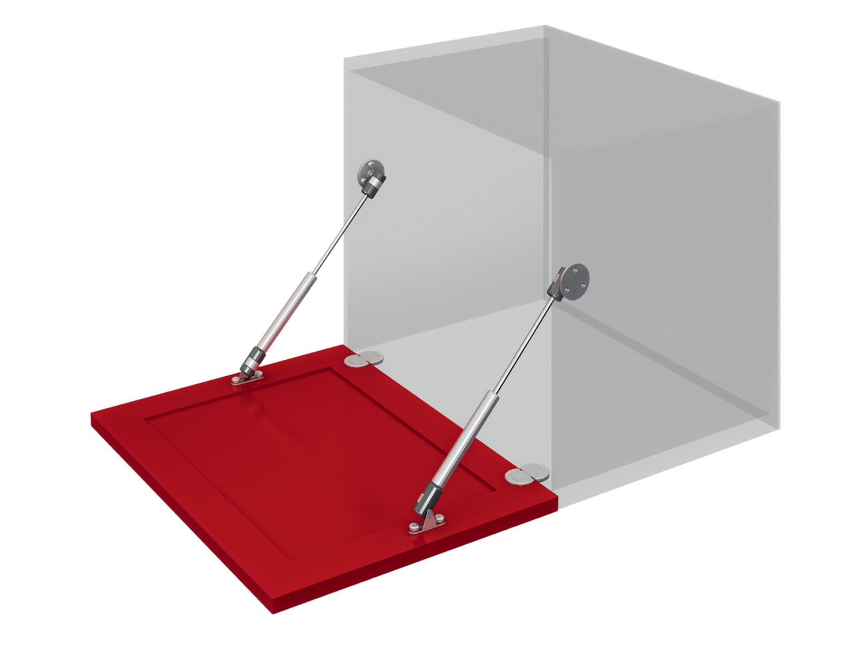 BRD GL 103 GR/50/3 газовые лифты на открытие вниз