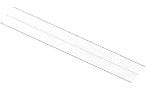 Аристо Полка проволочная, серия 360, L=1823 БЕЛЫЙ GSA 0287/W SALE