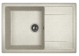 Мойка Dr. Gans Техно 760 прямоугольная с крылом серый