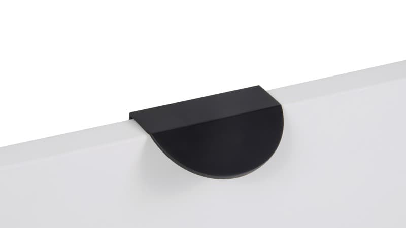 BRD RT012BL.1/32 ручка торцевая 32 мм VIVA черный матовый (заказ)