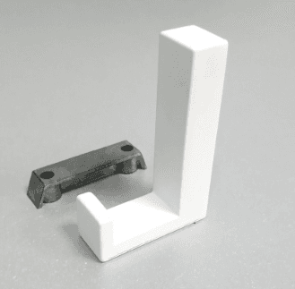 Крючок Krok однорожковый белый