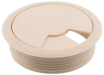 заглушка для кабеля D60 бежевый (дуб молочный) №20