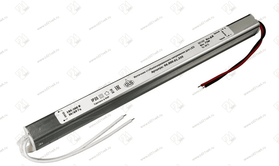Блок питания LEYT12V-72W (2A)