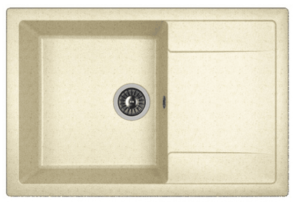 Мойка Dr. Gans Техно 760 прямоугольная с крылом латте (заказ) Т