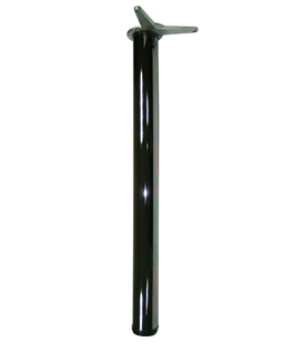 Опоры для столов и барных стоек h 1100 d 60 боковое крепление черный хром