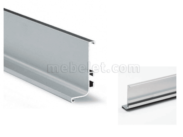 REHAU Ручка-профиль L 4100 Серебристый матовый Премиум Лайн ALU 011T SALE