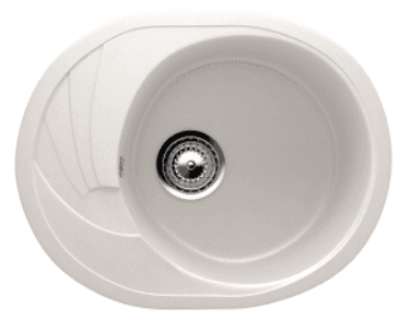 Мойка ULGRAN U-403-331 с малым крылом универсальная белый