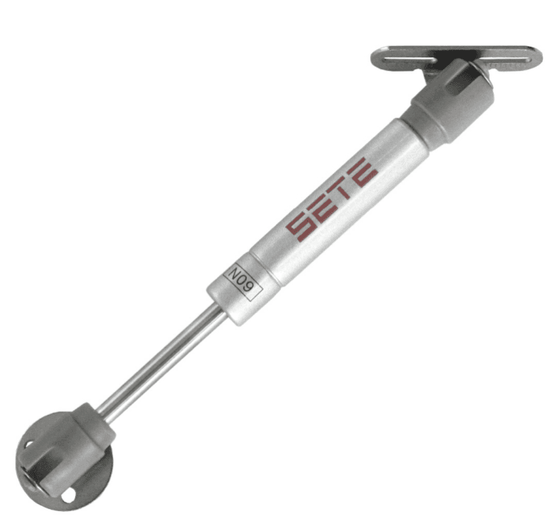 SETE Газлифт-мини на открытие вверх N60, 160мм СЕРЫЙ