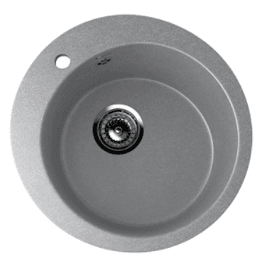 Мойка ULGRAN U-405-342 круглая графитовый