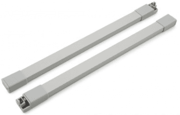 BRD SBR09/GR/500 продольный прямоугольный рейлинг SB08 СТАРТ 500 серый