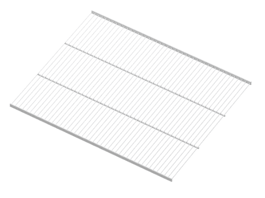 Аристо Полка проволочная, серия 540, L=607 БЕЛЫЙ GSA0289-607 SALE
