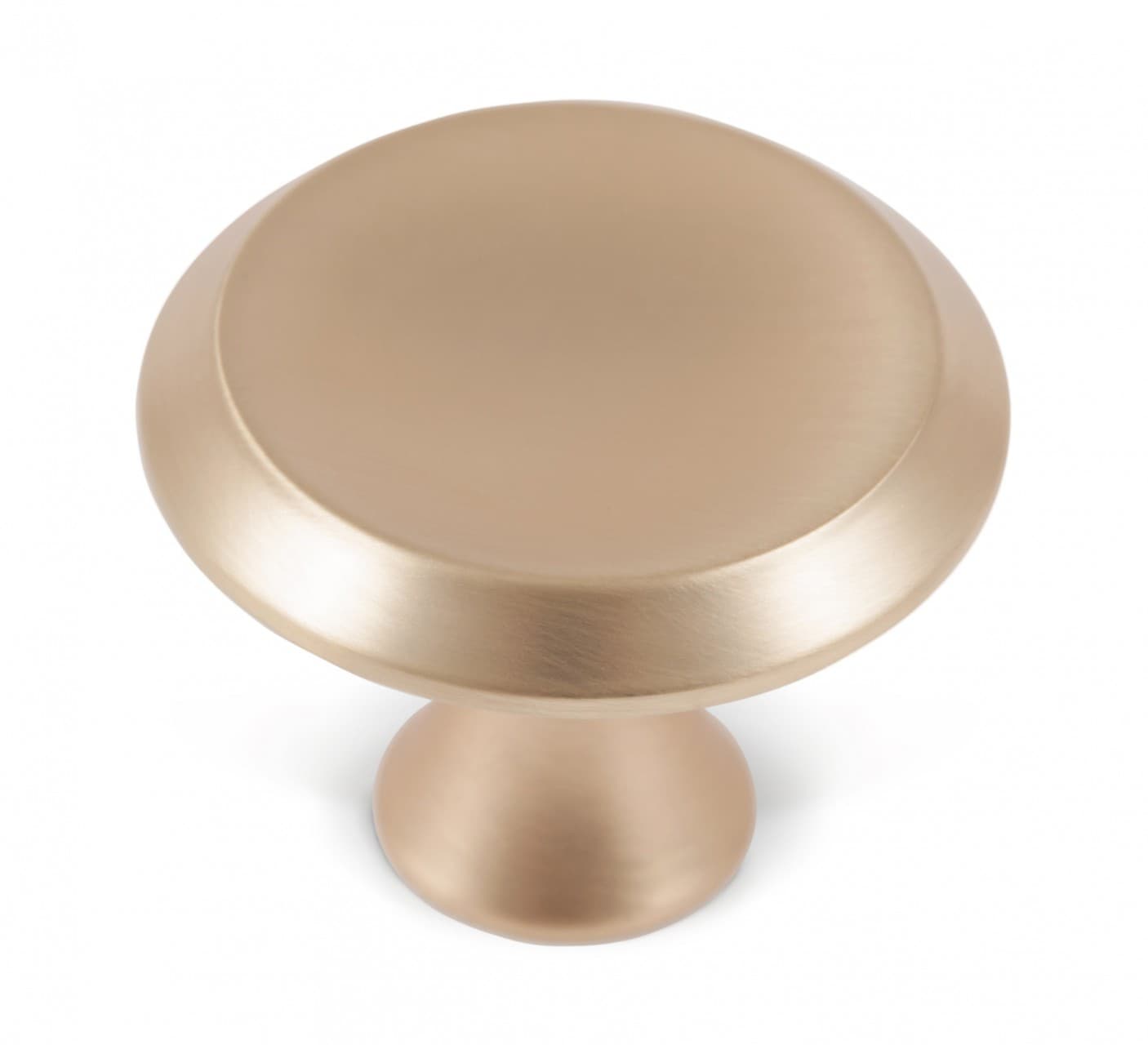 BRD RC305MBSG.4 ручка кнопка UTA матовое браш/ сатиновое золото