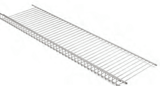 сетчатая полка металлик 400