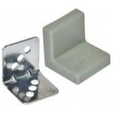 GRANDIS Уголок металлический + накладка 25*25 серый SALE