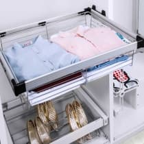 Razzio корзина для белья, алюм/хром, 600 мм, 564*460*177