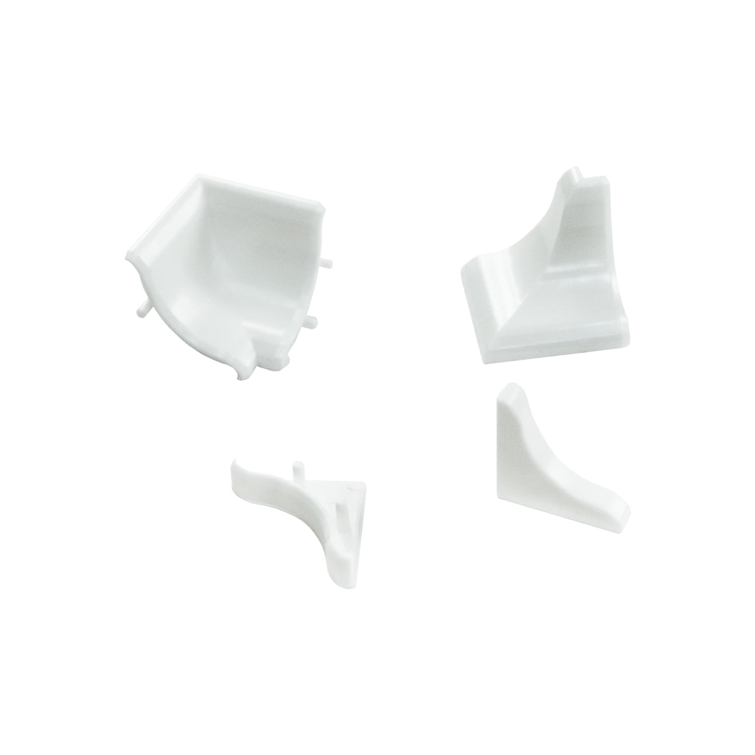 KORNER комплект загл+углы LB-15-6056 "белый глянец" 20-15-4-6056