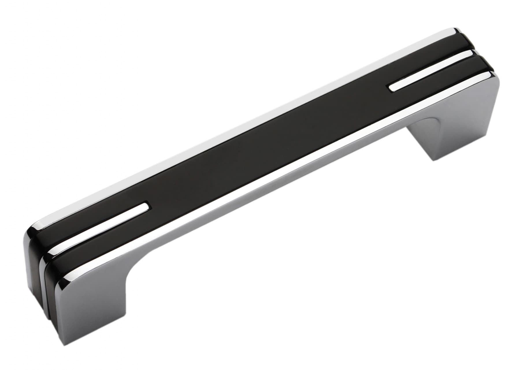 BRD RS267CP/BL.4 ручка-скоба 160 мм MONOHROME хром полированный/черный (заказ)