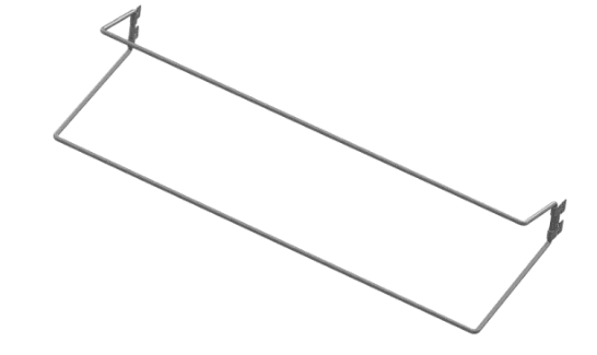 Аристо Полка для обуви одноярусная L=607 мм МЕТАЛЛИК GSA 0304/140 SALE