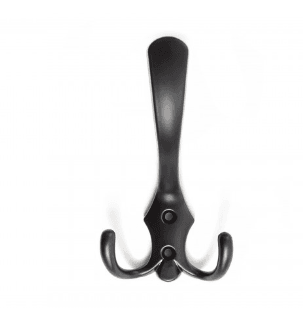 BRD K302BL.2 Крючок 3-х рожковый черный