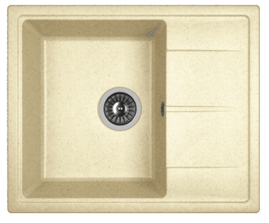 Мойка Dr. Gans Ника 580 прямоугольная с крылом латте