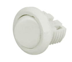 Выключатель врезной, белый