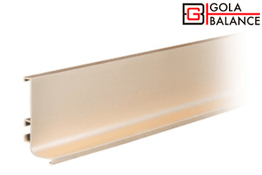 BRD RP051SG.1/000/4100 ручка-профиль L 4100мм GOLA BALANCE сатиновое золото