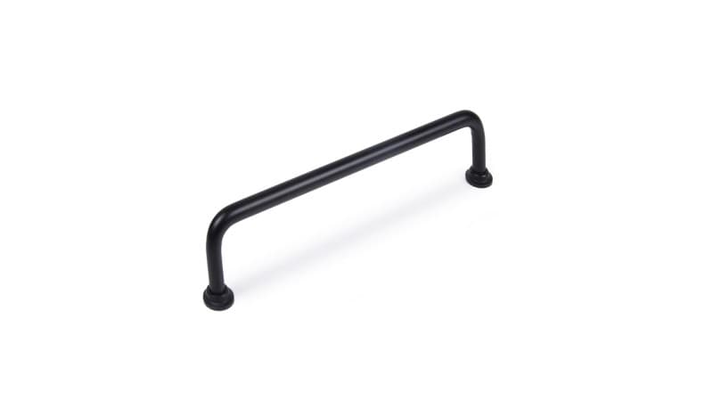 BRD RS140BL.5/128 ручка-скоба 128 мм NORDIC черный матовый (заказ)