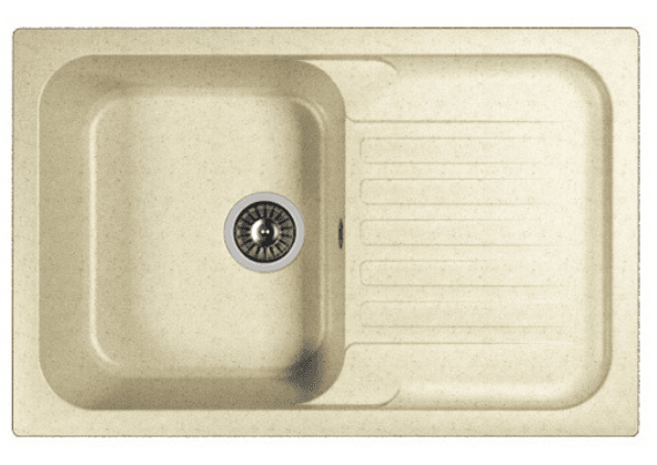 Мойка Dr. Gans Адель 780 прямоугольная с крылом латте (заказ)