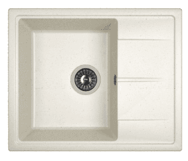 Мойка Dr. Gans Ника 580 прямоугольная с крылом белый