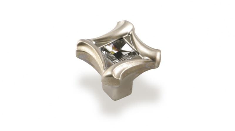 ВЛ FB-031 ручка кнопка жемчужный никель/кристалл SALE