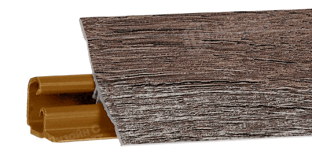 KORNER плинтус для столешниц 20*20*3000мм, LB-231-71 "Дуб Мокко" (фур-ра 6065)