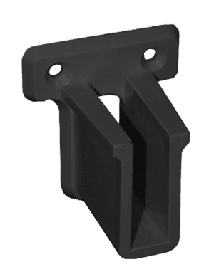 карман для сетчатых полок черный