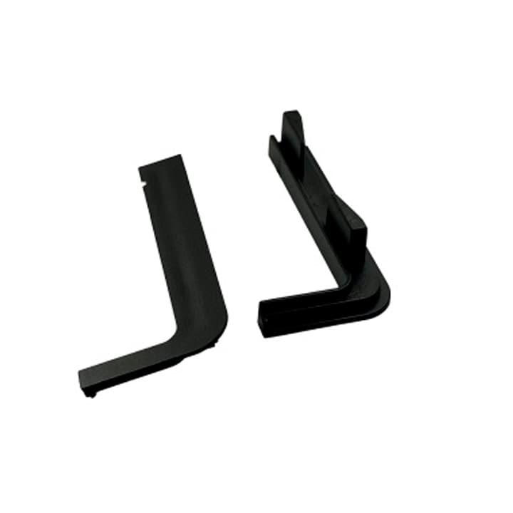 Фурнитекс G-line CN заглушка "L" ОТКРЫТАЯ, черный, 2шт