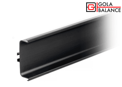BRD RP050BL.1/000/4100 ручка-профиль С 4100мм GOLA BALANCE черный