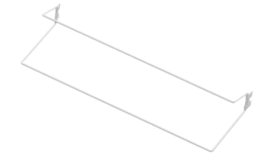 Аристо Полка для обуви одноярусная L=607 мм БЕЛАЯ GSA 0304/W SALE