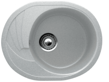 Мойка ULGRAN U-403-310 с малым крылом универсальная серый