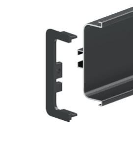 BRD RZ050.01BL заглушки С GOLA BALANCE черный (комп. 2шт)