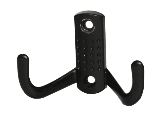 SETE Крючок TINA2 2-х рожковый с перфорацией черный