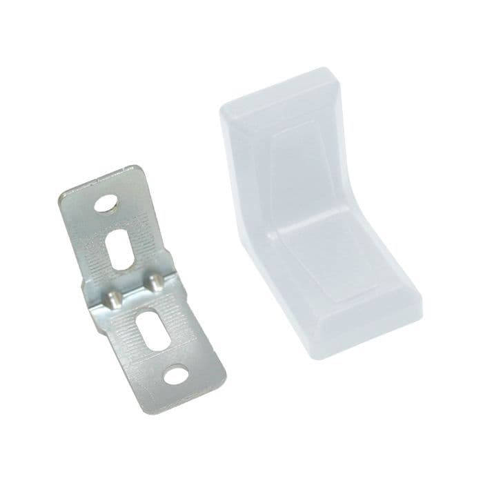 УХТ Уголок металлический + накладка 26*26 белый