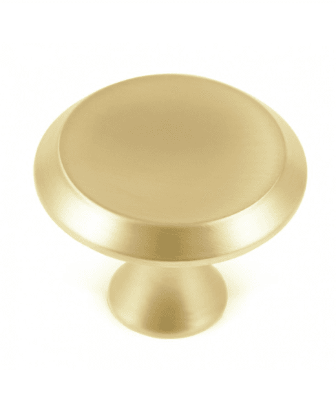 BRD RC306MBSG.4 ручка кнопка UTA матовое браш/ сатиновое золото