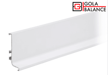 BRD RP051W.1/000/4100 ручка-профиль L 4100мм GOLA BALANCE белый