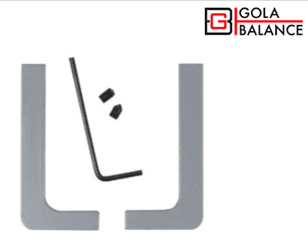 BRD RZ051.01GR заглушки L GOLA BALANCE серый (комп. 2шт) (заказ)
