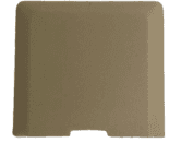 Заглушка на корпус SYSTEM 6 белая, пластик