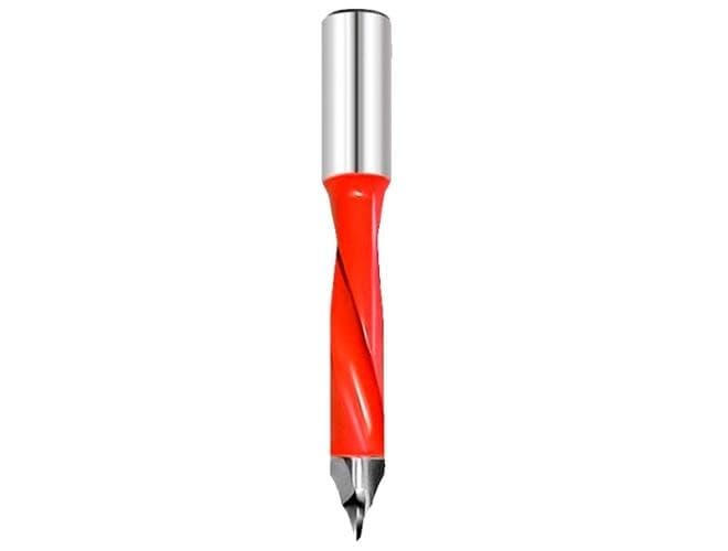 Сверло присадочное усиленное сквозное 8x57.5 S=10x20 LH Rotis