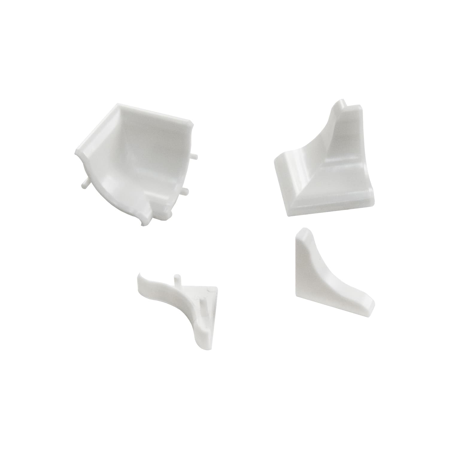 KORNER комплект загл+углы LB-15-600 "белый" 20-15-4-600