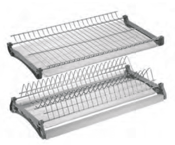 Гратис 16605 Сушка Вариант-3, 600 нерж. сталь, 2 уровня, 2 поддон